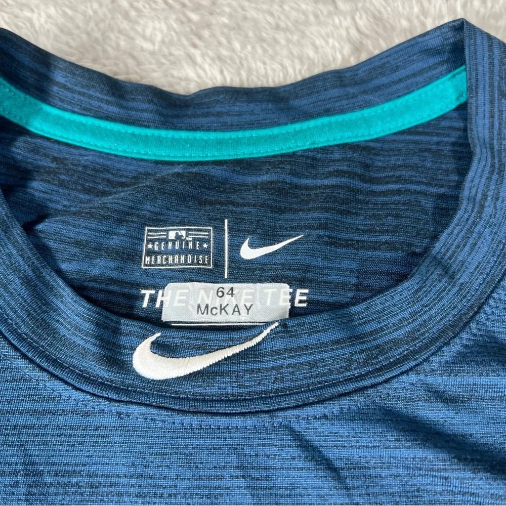 TEAM ISSUE Nike Seattle Mariners MLB Baseball Practice Training Shirt #64‎ McKay